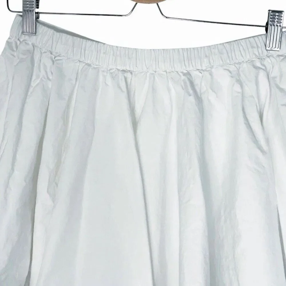 Free People Gaia Pocket Skirt In Optic White Boho Summer Size XS  ob1926739